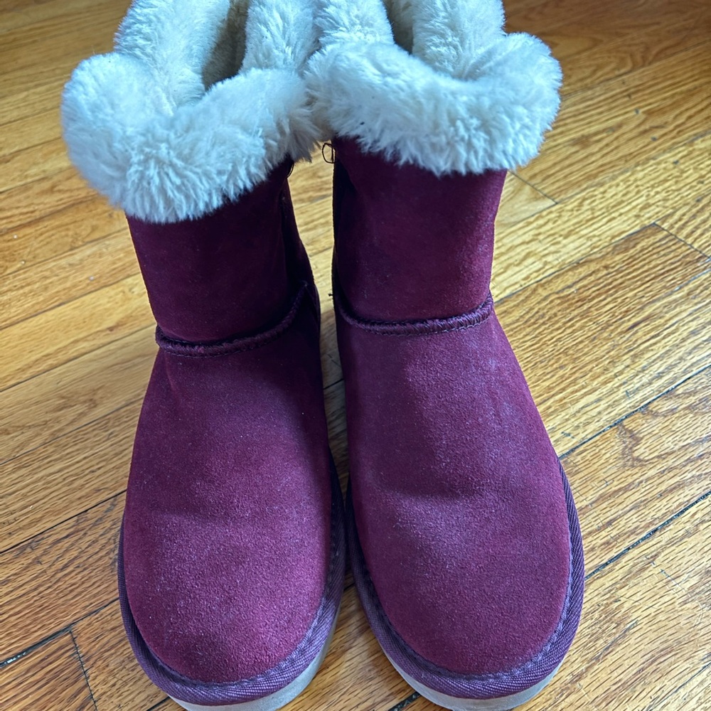 Style & Co Burgundy Ankle Boots